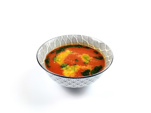 Krém z pečených rajčat a paprik