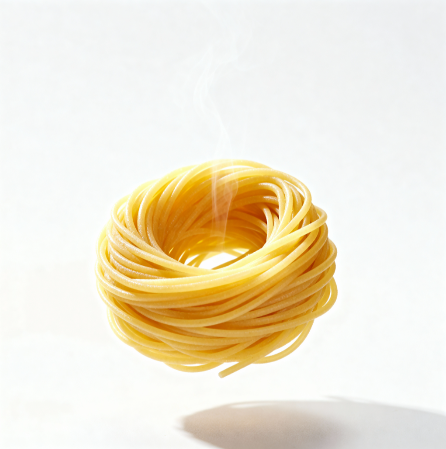 1x Porce syrových, čerstvých špaget