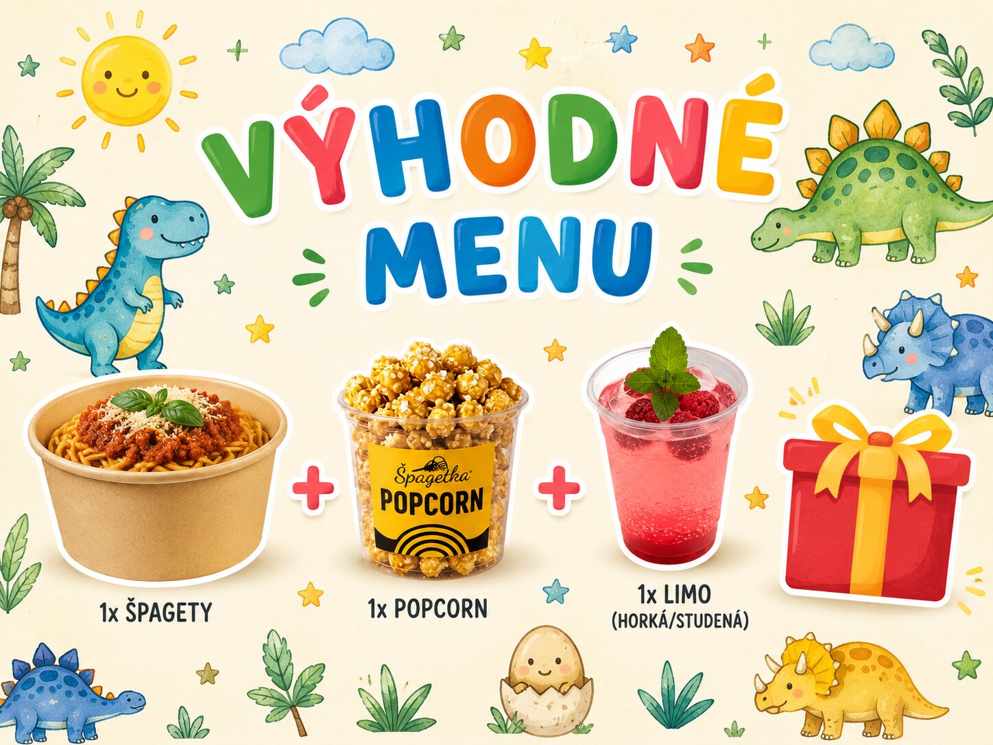 Piccolino Menu s Rajčatovou omáčkou a kuřecím masem