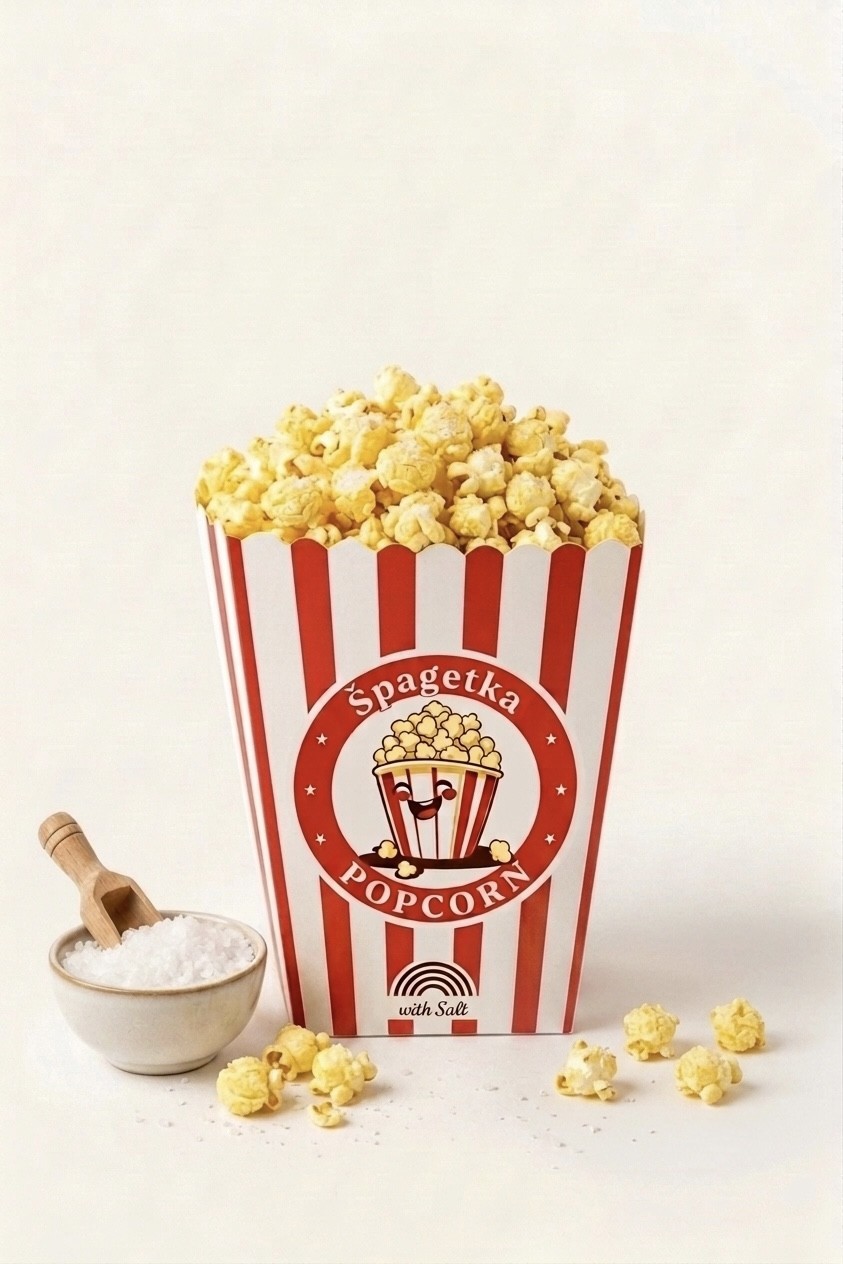 Popcorn se solí kids
